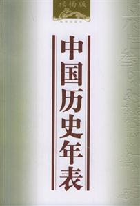 中國歷史年表